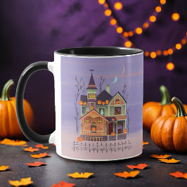 Halloween Jack-o'lantern House Mugg