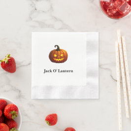 Halloween Jack O'Lantern Pappersservett