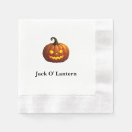 Halloween Jack O'Lantern Pappersservett