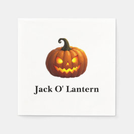 Halloween Jack O'Lantern Pappersservett