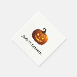 Halloween Jack O'Lantern Pappersservett
