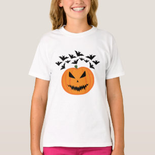 Halloween Jack O'Lantern pumpkin fladdermus T Shirt