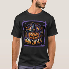 Halloween Jack O'Lantern Witch T Shirt