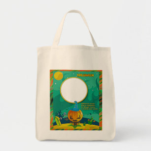 Halloween Jack o'Lantern Wizard Lägg till bild Ram Tygkasse