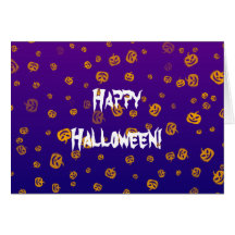 Halloween Jack Pumpkins Greeting Card
