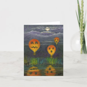 Halloween Jackaloon! Roligt för anteckningskort! Kort