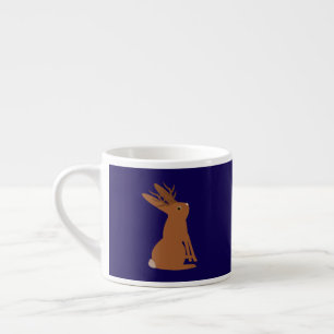 Halloween Jackalope Bus eller godis Espressomugg