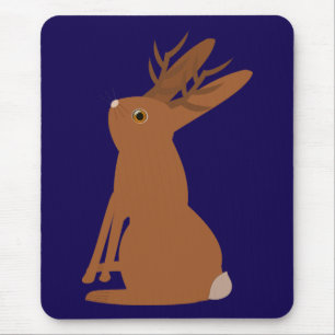 Halloween Jackalope Bus eller godis Musmatta