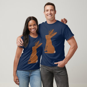 Halloween Jackalope Bus eller godis T Shirt