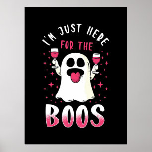 Halloween, jag är bara här för boon poster