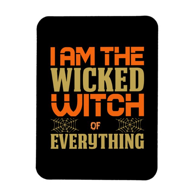 Halloween, jag är det elaka väskan i allt. magnet (Vertikal)