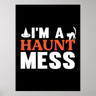 Halloween, jag är en  hemmosdag poster