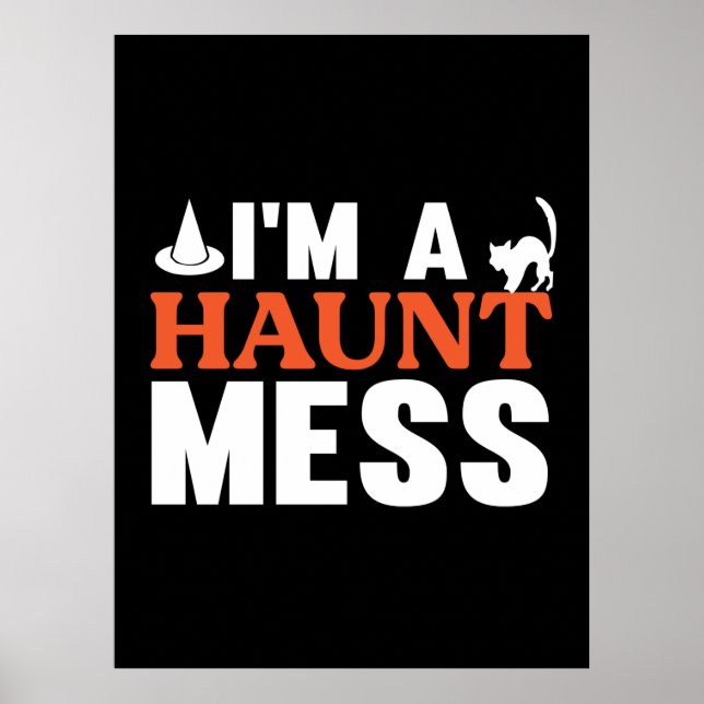 Halloween, jag är en  hemmosdag poster (Framsidan)