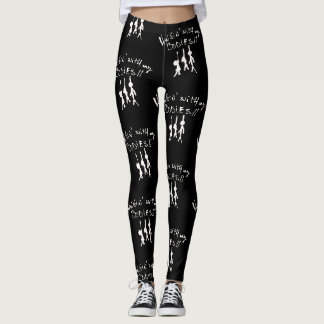 Halloween, jag är Hangin med mina kroppar! Leggings