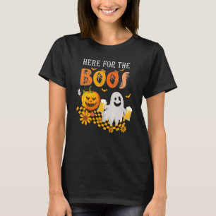 Halloween jag är här för Boos Cute Ghost Pu T Shirt