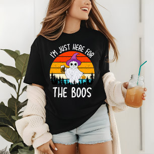 Halloween jag är här för Boos Funny Ghost T Shirt