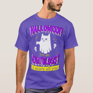 Halloween jag är hematolog och jag är Scary hela å T Shirt