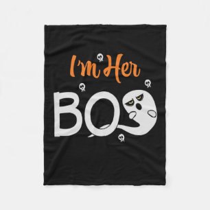 Halloween jag är hennes boos Birthday Fleecefilt