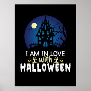 Halloween jag är i Kärlek med Halloween Poster