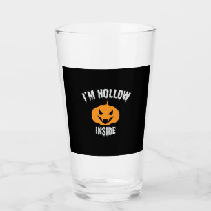 Halloween, jag är ihålig i födelsedagen glaskopp