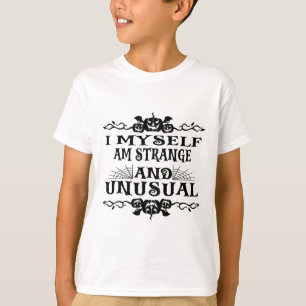 Halloween jag är märklig och ovanlig Manar blir en T Shirt
