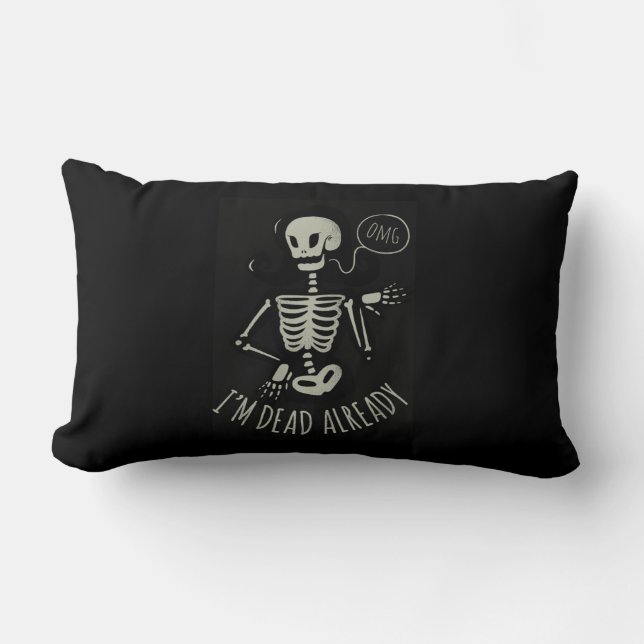 Halloween jag är redan lumbarkudde (Framsida)