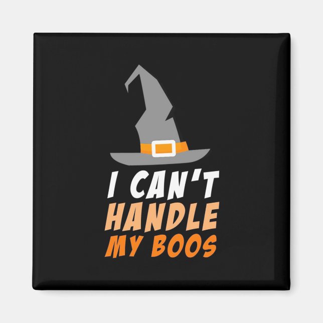 Halloween jag kan inte hantera mina boxar magnet (Framsidan)