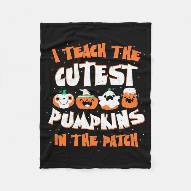 Halloween, jag tar hand om den kutaste pumpkin fleecefilt (Framsidan)