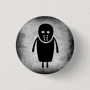 Halloween "Jason" Button Knapp