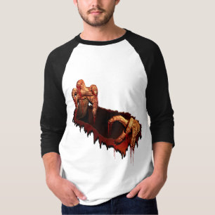 Halloween Jersey Shirt Horror Gory Zombie Shirt Tee Shirt