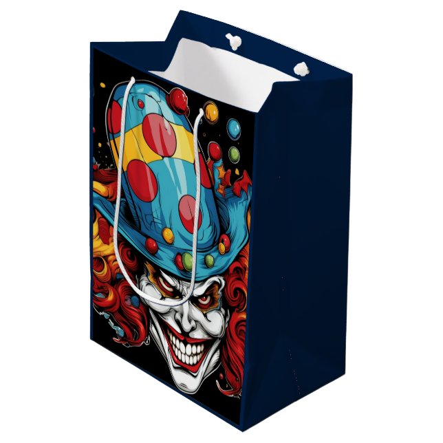 Halloween/Joker Gift Bag (Framsidan Vinklad)