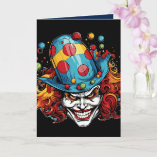 Halloween/Joker-hälsningskort Kort