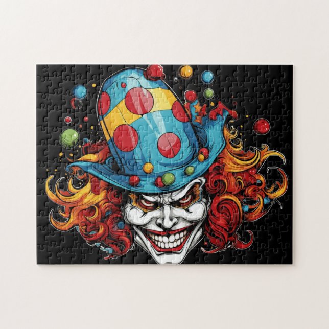 Halloween/Joker Jigszawa Puzzle Pussel (Horisontell)