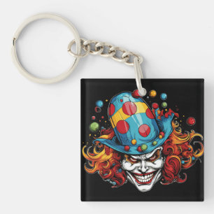 Halloween/Joker-nyckelkedja