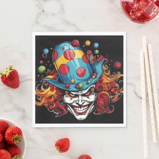 Halloween/Joker Pappersservett (Insitu)
