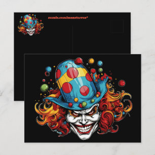 Halloween/Joker Postkort Vykort