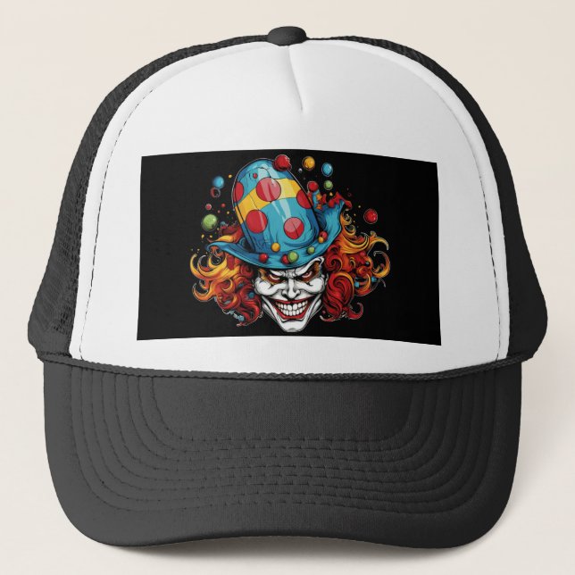 Halloween/Joker-Truckerkeps Keps (Framsida)