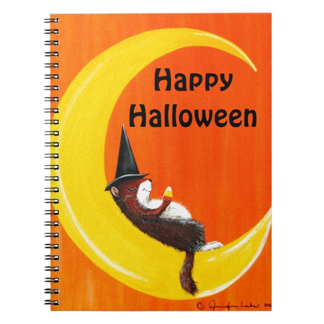 Halloween Joy! Anteckningsbok Med Spiral (Framsidan)
