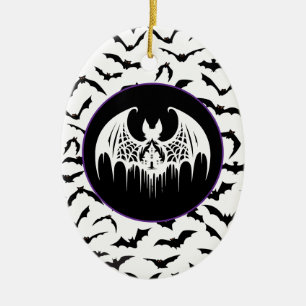 Halloween Julgransprydnad Keramik