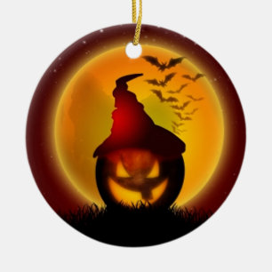 Halloween Julgransprydnad Keramik