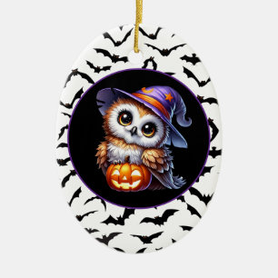 Halloween Julgransprydnad Keramik
