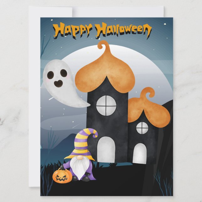 HALLOWEEN JULKORT (Framsida)