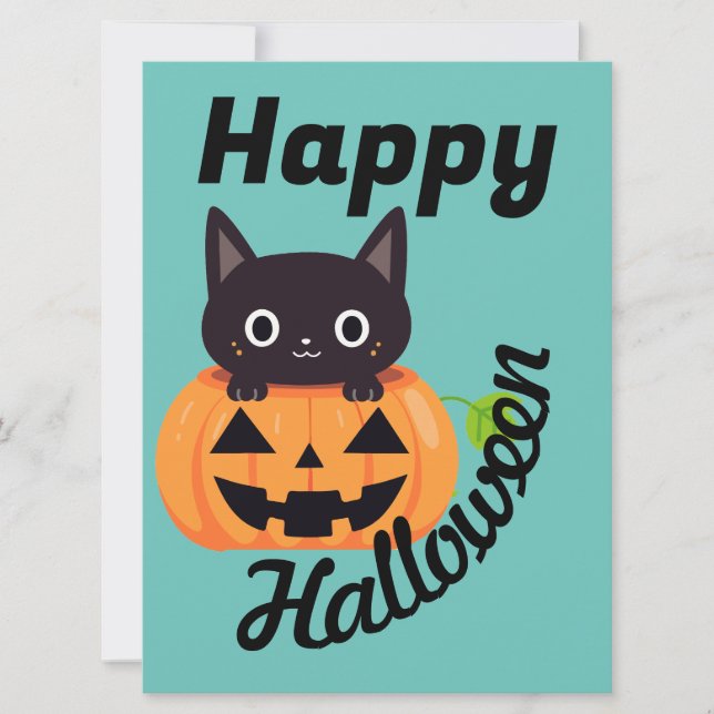 HALLOWEEN JULKORT (Framsida)