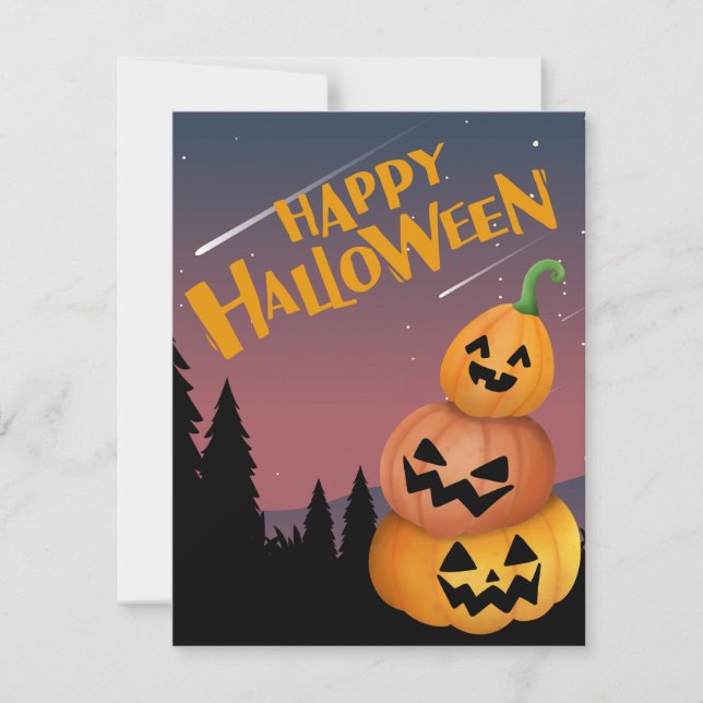 HALLOWEEN JULKORT (Framsida)