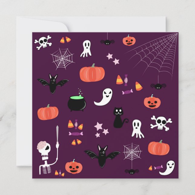 Halloween Julkort (Framsida)