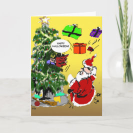 Halloween julkort helgkort