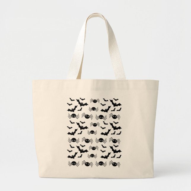 Halloween Jumbo Tote Bag Jumbo Tygkasse (Framsidan)