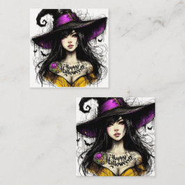 Halloween Just Har Witchier med Happy halloween Anteckningskort