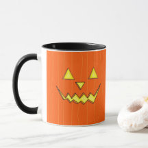 Halloween-kaffe Mugg med Jack-o-Lantern Ansikte