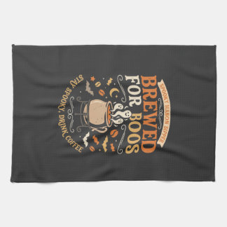 Halloween Kaffe Spökfirande Kökshandduk
